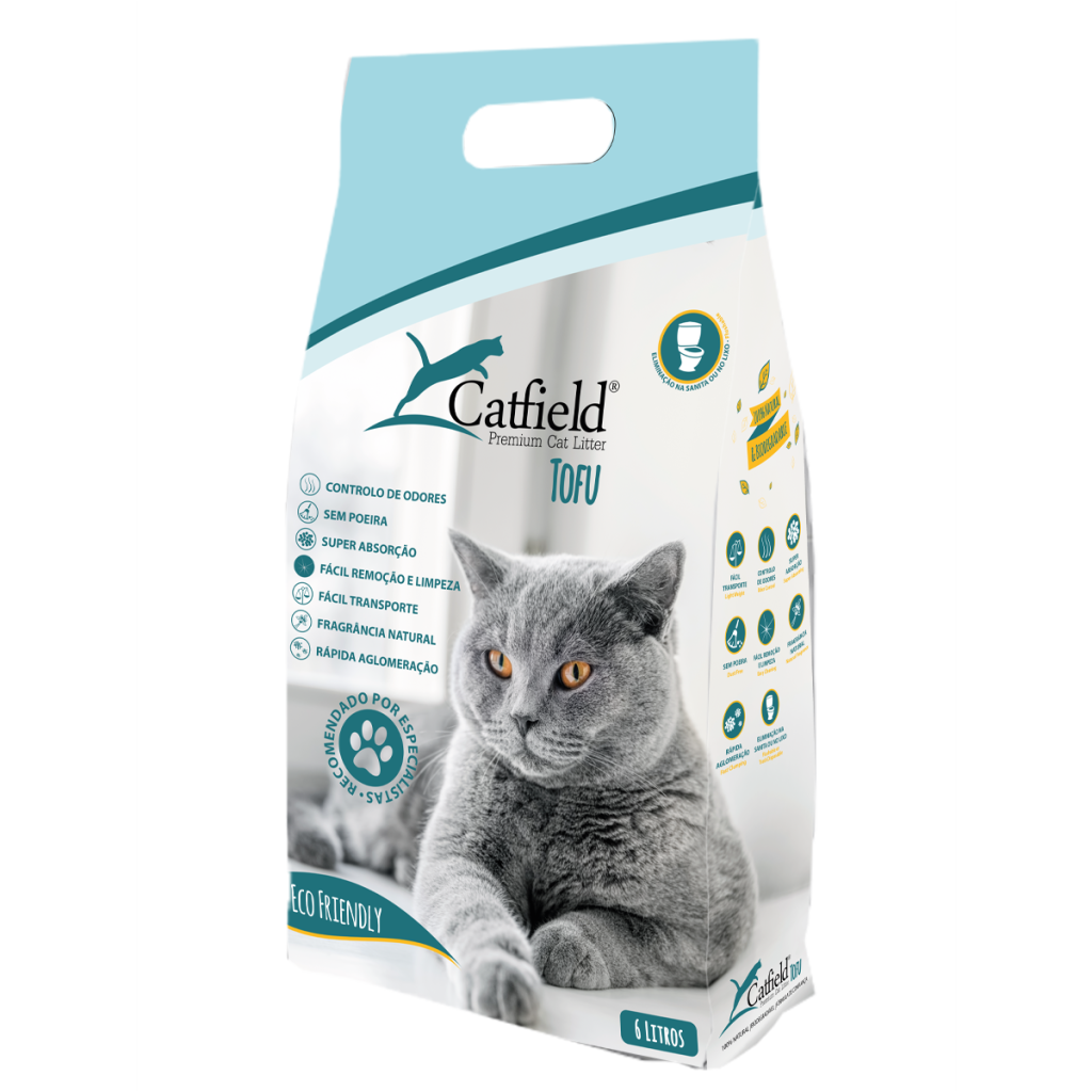 Catfield Premium Tofu Areia Aglomerante para gatos , , large Imagem n&uacute;mero 1